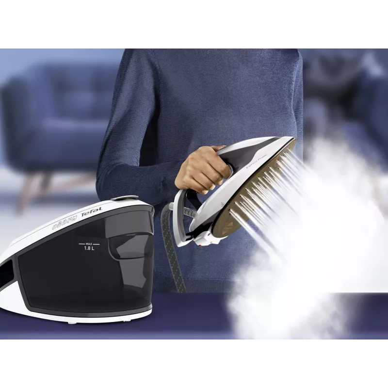 Tefal Express Power SV8130 2800 W 1.8 L Durilium AirGlide Autoclean padas Juoda, Balta