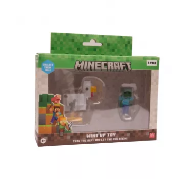 Minecraft S2 3D užsukamas žaislas - Višta ir Jockey