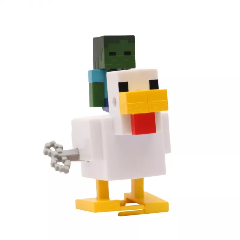 Minecraft S2 3D užsukamas žaislas - Višta ir Jockey