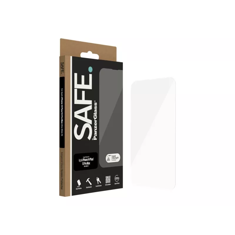 SAFE by PanzerGlass apsauginis stiklas Apple iPhone 14 Plus | 13 Pro Max | Ultra-Wide Fit