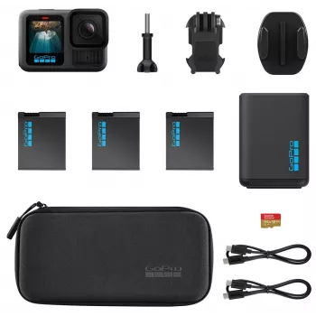 GoPro Hero 13 išplėstinis maitinimo rinkinys - juodas (CHDRB-134-RW)