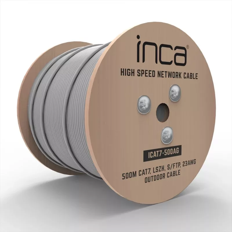 INCA Ethernet kabelis ICAT7-500AG S/FTP 23 AWG CAT7 500 m - tinklo kabelis
