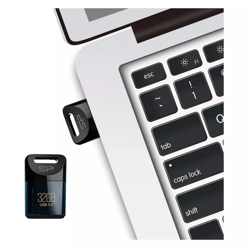 SILICON POWER Jewel J06 USB atmintukas 32GB USB 3.0 tamsiai mėlynas (SP032GBUF3J06V1D)