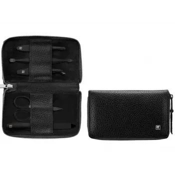 Manikiūro rinkinys ZWILLING 97002-004-0 — 5 dalių, juodas odinis dėklas