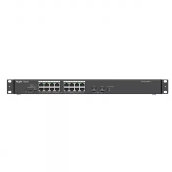 Reyee 16 prievadų 1000Mbps + 2 Gigabit SFP prievadai, 16 prievadų su PoE/PoE+ maitinimu - tinklo jungiklis - 1 Gbps