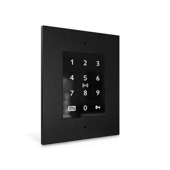 2N Access Unit 2.0 – pagrindinis prieigos kontrolės skaitytuvas, kodo skaitytuvas, kortelių skaitytuvas, Bluetooth, IP54, NFC (9160347)