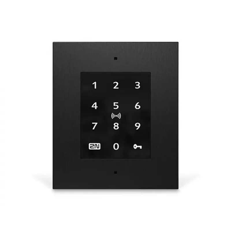 2N Access Unit 2.0 – pagrindinis prieigos kontrolės skaitytuvas, kodo skaitytuvas, kortelių skaitytuvas, Bluetooth, IP54, NFC (9160347)