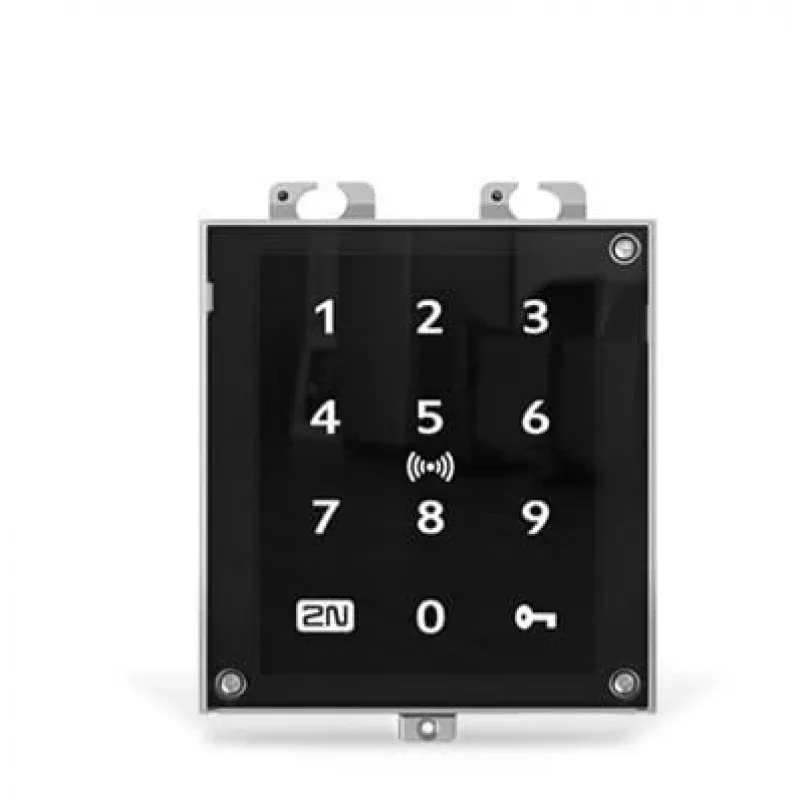 2N Access Unit 2.0 – pagrindinis prieigos kontrolės skaitytuvas, kodo skaitytuvas, kortelių skaitytuvas, Bluetooth, IP54, NFC (9160347)