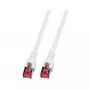 EFB-Elektronik RJ45 jungiamasis kabelis Cat.6 S/FTP LSZH Baltas 15m (K5518.15)