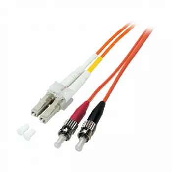 EFB-Elektronik Duplex Jumper LC-ST 50/125µ, OM2, LSZH, oranžinis, 2.0mm, 0,5m