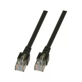 EFB-Elektronik RJ45 jungiamasis laidas Cat.5e SF/UTP PVC CCA juodas 7,5 m (K5456.7,5)
