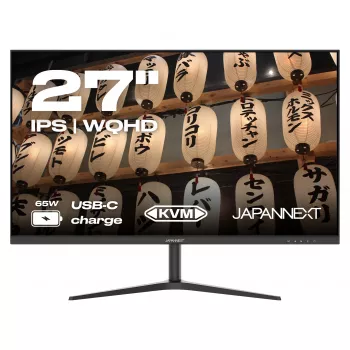 JAPANNEXT JN-IPS27WQHDR-C65W 27 colių WQHD IPS monitorius su USB-C 65W