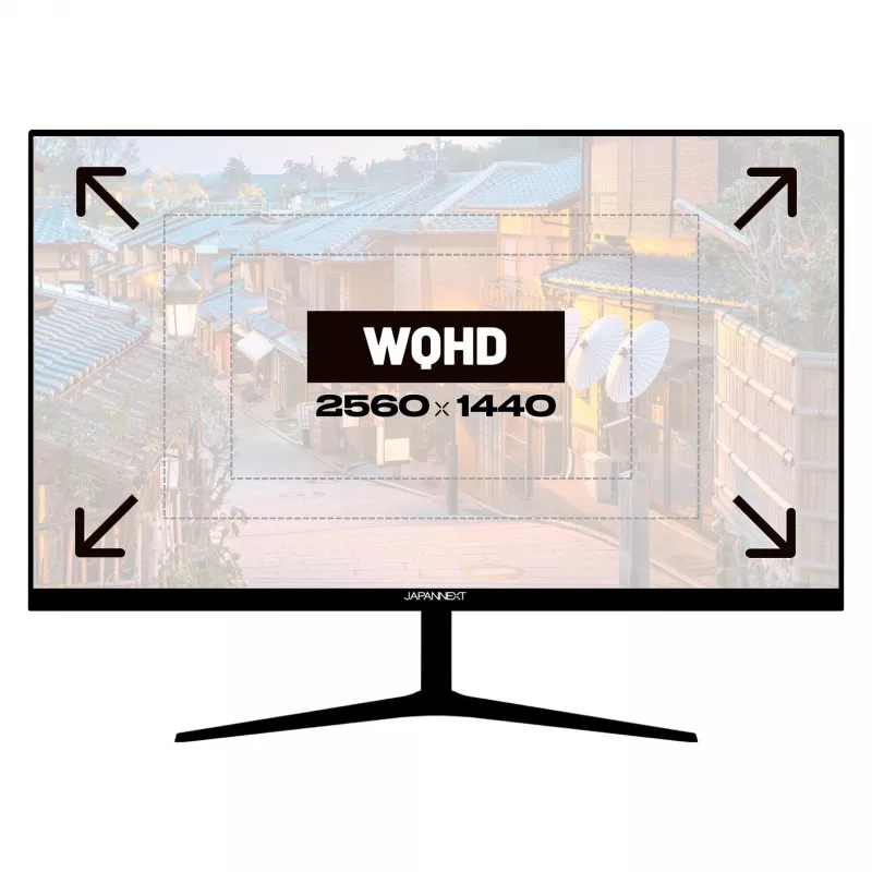 JAPANNEXT JN-IPS27WQHDR-C65W 27 colių WQHD IPS monitorius su USB-C 65W