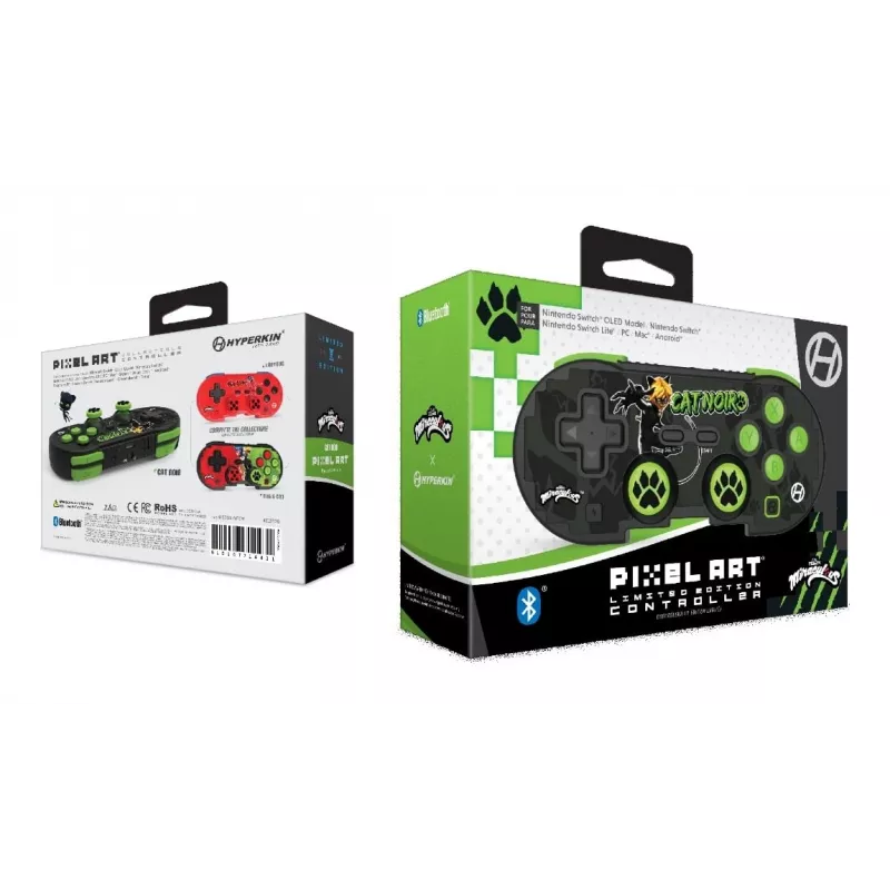 Hyperkin M01328-MTCN žaidimų pultas, belaidis, Bluetooth, 9 m, Android/MAC/Nintendo Switch/PC/iOS