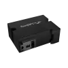 Switch Lanberg DIN-FE4-AT-30W 1xIN 3xOUT 100 MB/s POE stiprintuvas Fast Ethernet DIN bėgelis AT 30W