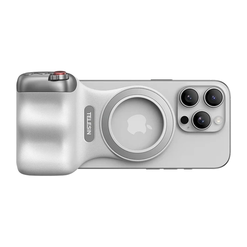 TELESIN Magnetinis MagSafe Laikiklis su Bluetooth Pulteliu iPhone / P5-mp-001wh