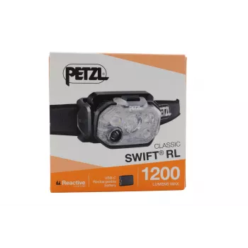 Petzl E095BD00 SWIFT® RL CLASSIC juoda priekinė lemputė