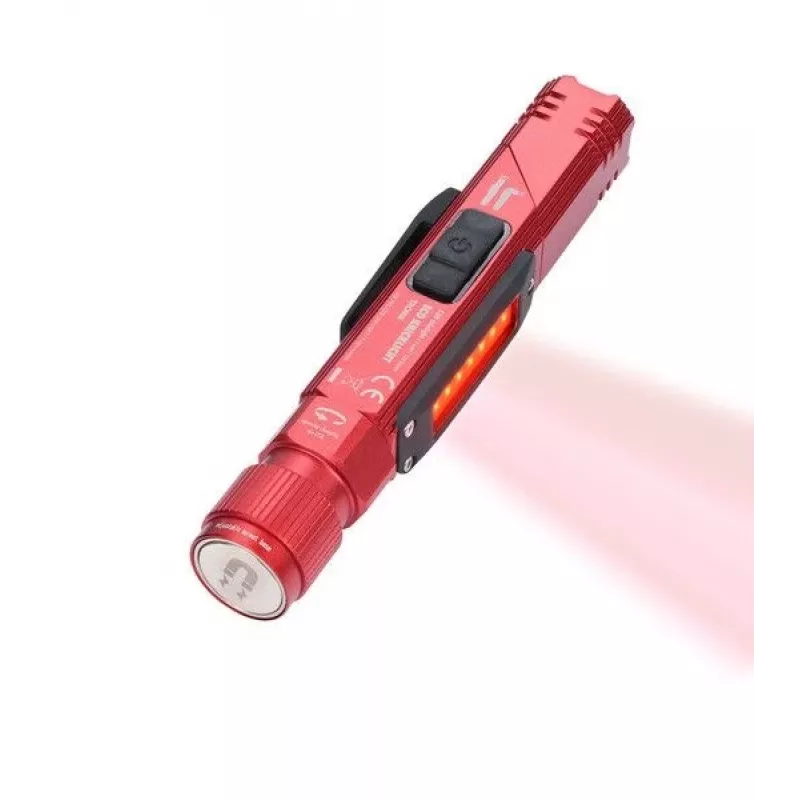 TROIKA Žibintuvėlis ECO KNICKLICHT Raudonas (TOR55/RD)
