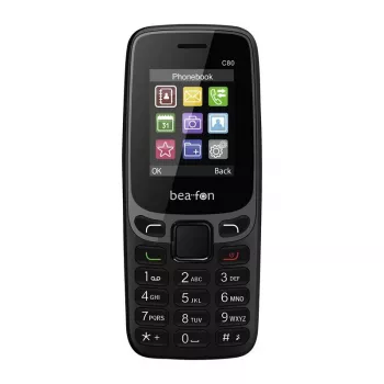 Beafon C80 - 2G, Classic Line, mygtukinis telefonas, juodas, Dual SIM