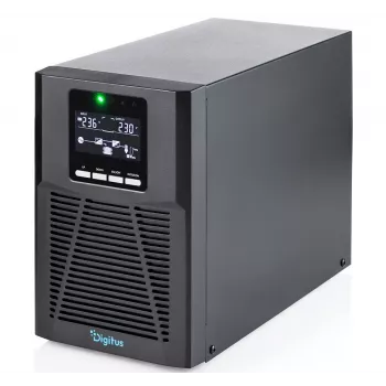Nepertraukiamo maitinimo šaltinis Online Tower UPS 1000VA/1000W 12V/9AHX2BATERIJOS8XC13LCD-EKRANAS
