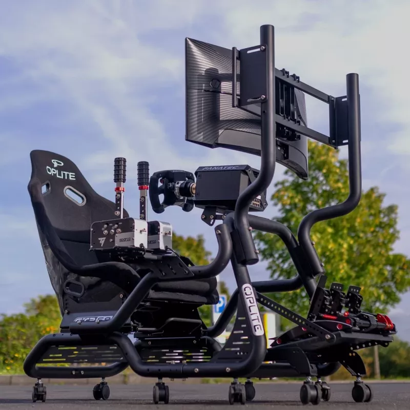 OPLITE Cockpit GTR S8 Infinity juoda mažmeninė (Krovinių pristatymas)