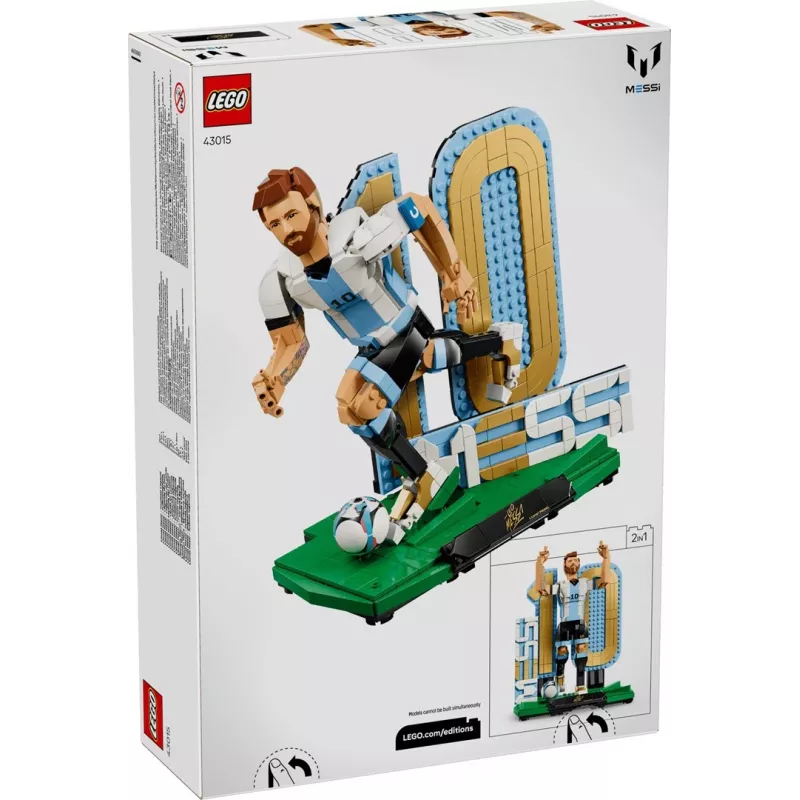 LEGO Editions Sports 43015 Lionel Messi – futbolo legenda