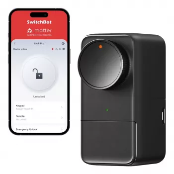 SwitchBot Smart Lock Pro elektroninė spyna juoda
