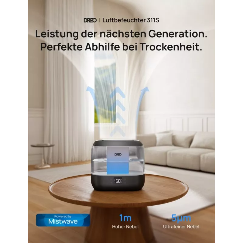 Dreo drėkintuvas 420S 4L, 36h, 420 - Smart