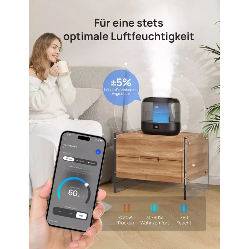 Dreo drėkintuvas 420S 4L, 36h, 420 - Smart