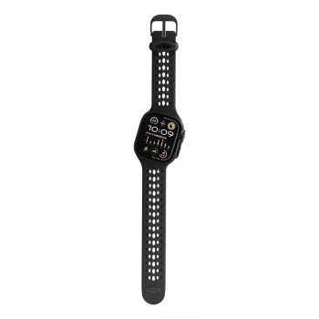 Decoded Silicone Ares O Dirželis – Silikoninis dirželis Apple Watch 44/46/49 mm (juodas)