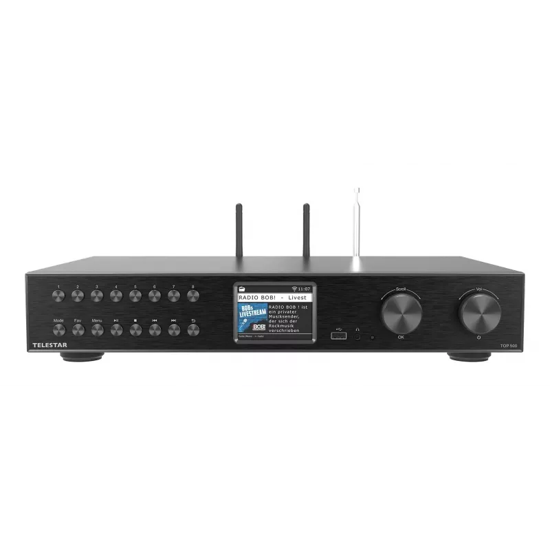 Telestar TOP 500 Black Multifunkcinis Radijo Imtuvas HiFi Modulis (5700500)