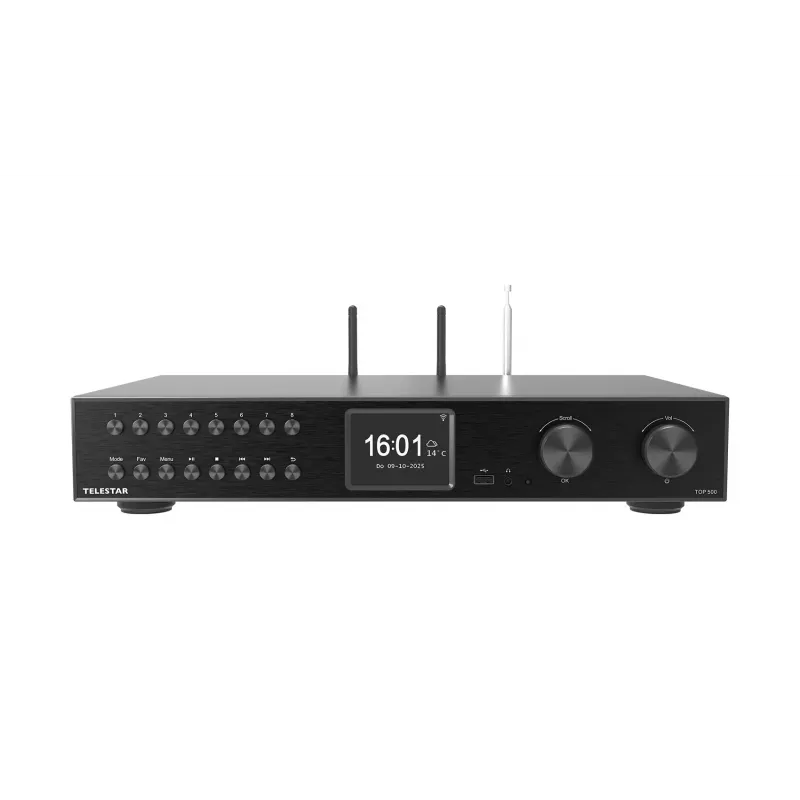 Telestar TOP 500 Black Multifunkcinis Radijo Imtuvas HiFi Modulis (5700500)