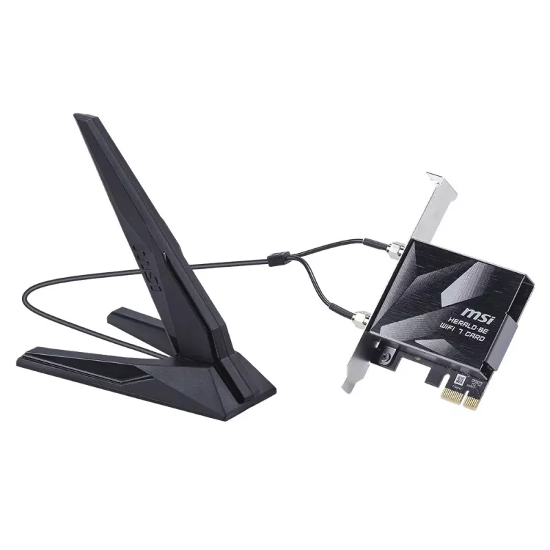 Tinklo plokštė Herald BE9400 WiFi 7 PCIe
