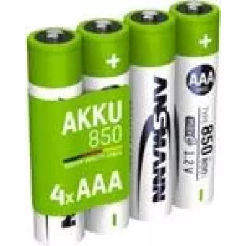 Ansmann 1x4 NiMH akumuliatorius Micro AAA tipo 850/800 mAh maxE (1311-0024)