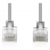 CAT 6 U-UTP Slim Patch Laidas, 0,3 m, Pilkas