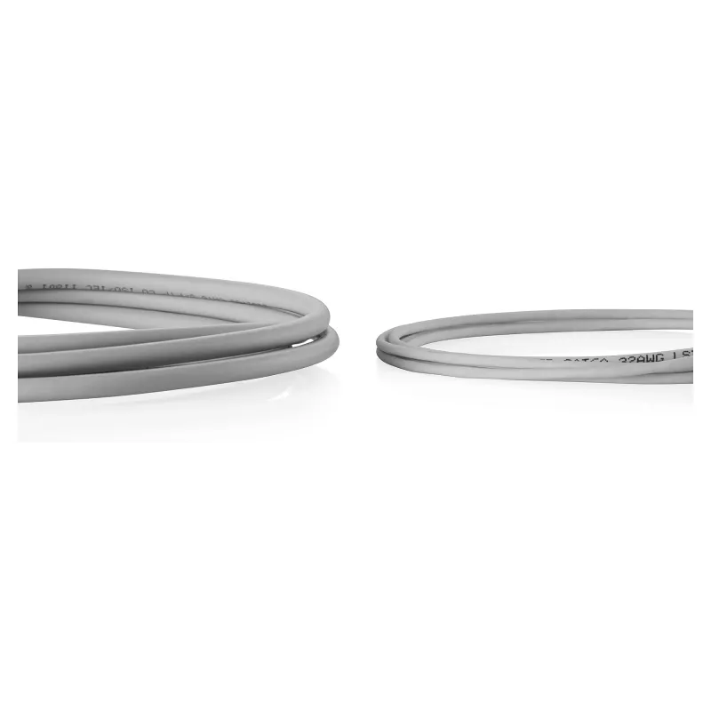 CAT 6 U-UTP Slim Patch Laidas, 0,3 m, Pilkas