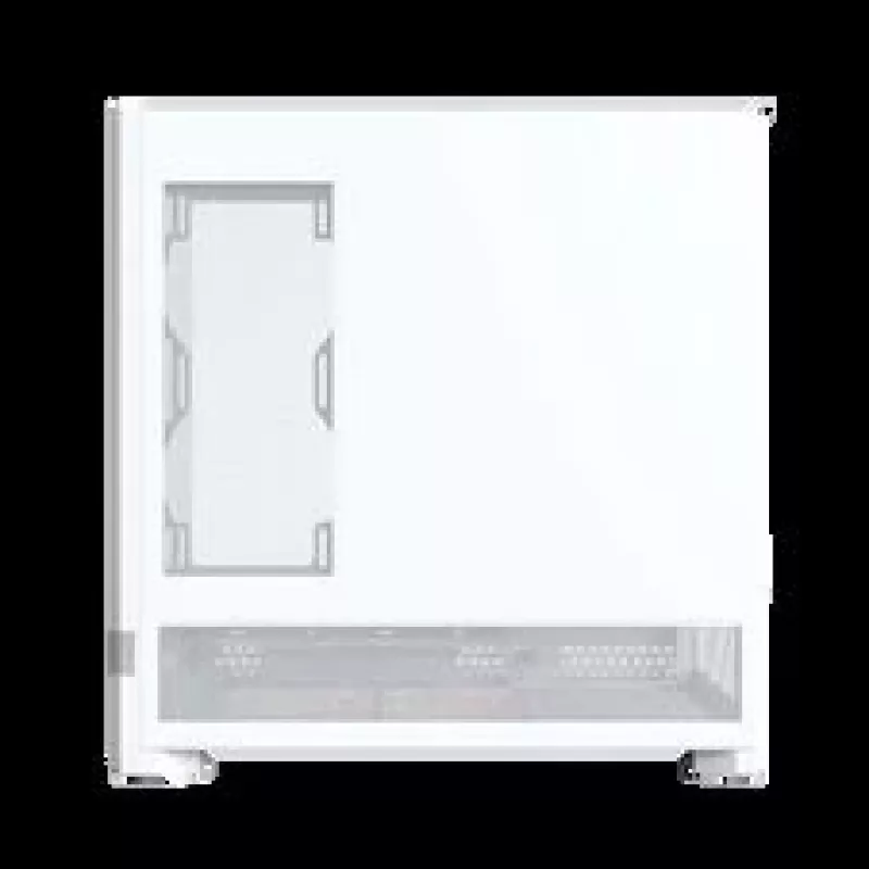 Montech Sky 3 PC korpusas, Midi-Tower, ATX, ARGB, grūdintas stiklas - Baltas