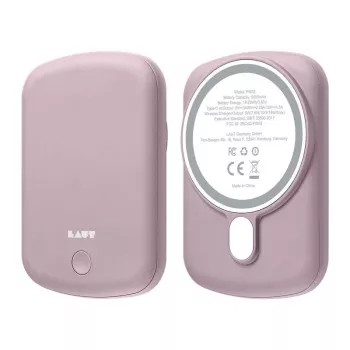 LAUT POWER CHARGE HANDY Rožinė Powerbank su MagSafe