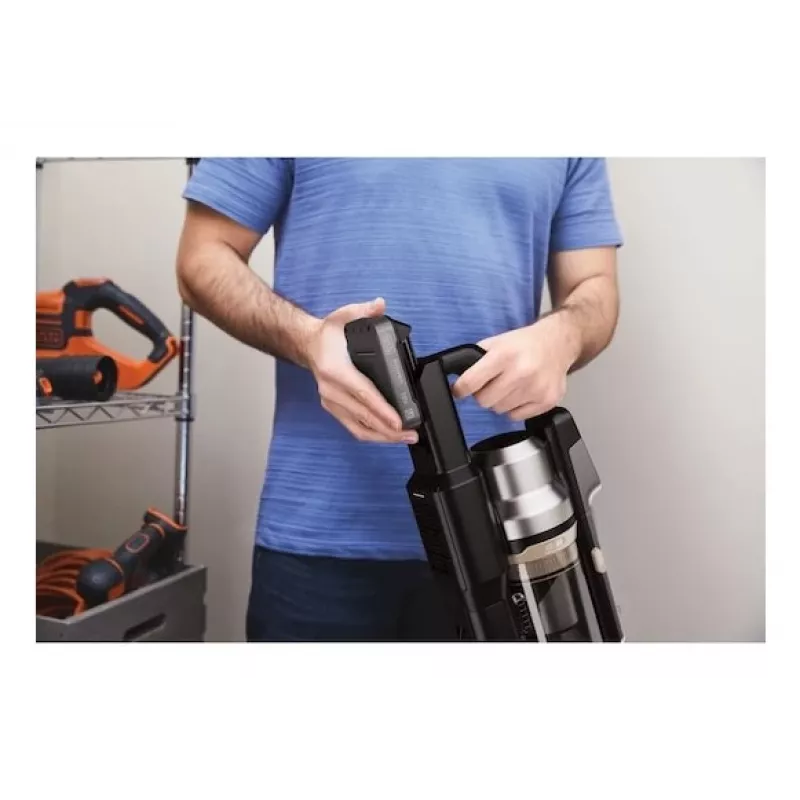 Black & Decker BSV525BLP-QW lazdinis dulkių siurblys / elektrinis šluotražis, akumuliatorinis, sausas, be maišelio, 0.65 L, 2.5 Ah