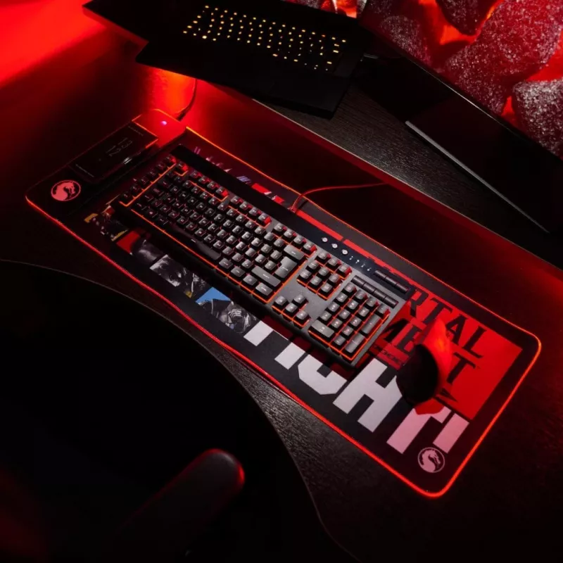 Numskull pelės kilimėlis Mortal Kombat su belaidžiu įkrovimu 30x80cm