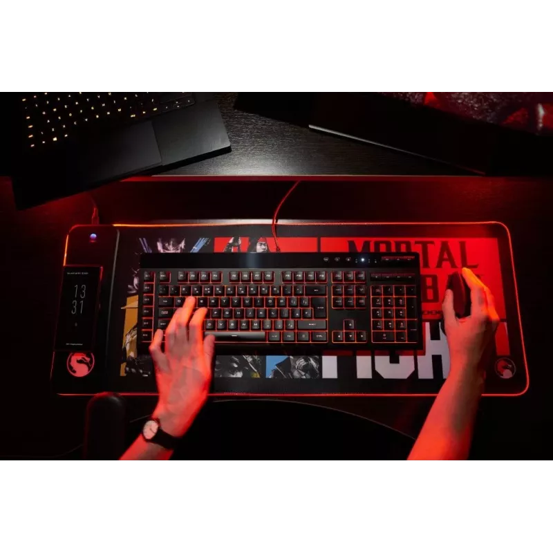 Numskull pelės kilimėlis Mortal Kombat su belaidžiu įkrovimu 30x80cm