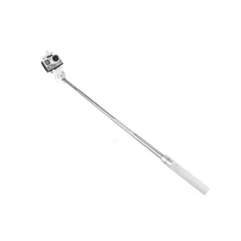 Selfie lazdelė Monopod laidinė balta