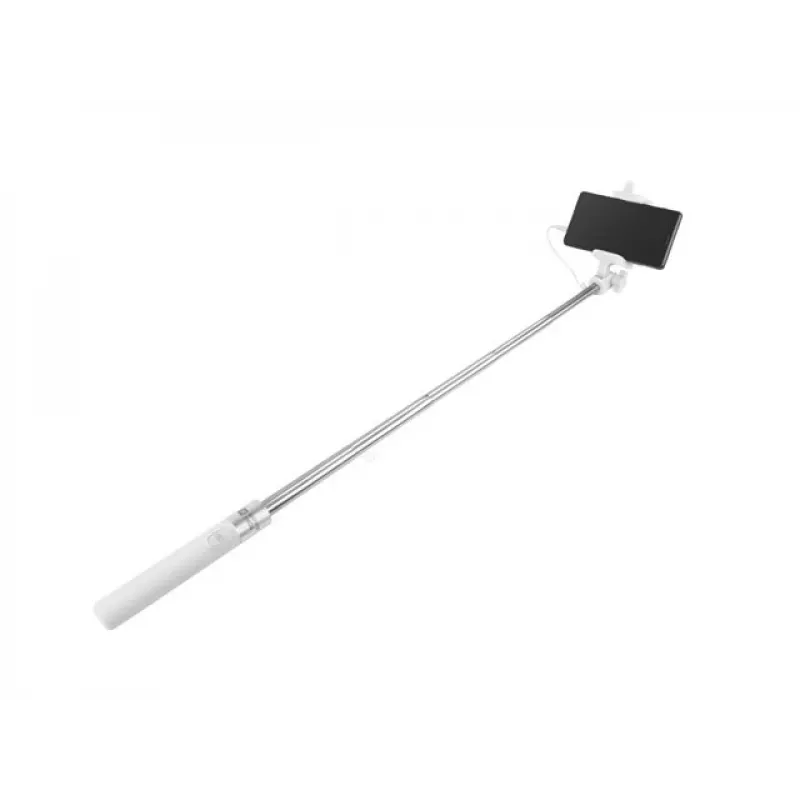 Selfie lazdelė Monopod laidinė balta