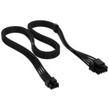 Corsair Premium Sleeved 8-pin ATX kabelis, Type-5 maitinimo šaltiniui - juodas