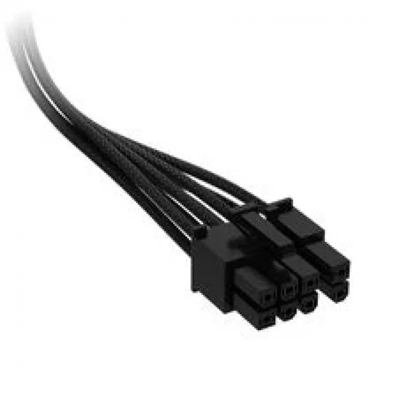 Corsair Premium Sleeved 6+2 kontaktų PCIe kabelis, skirtas Type-5 maitinimo šaltiniams - juoda