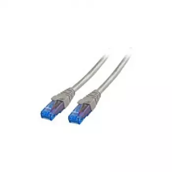 EFB RJ45 jungiamasis kabelis Cat.6A U/UTP LSZH Premium 500MHz pilkas 15m