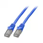 EFB RJ45 Patch laidas Cat.5e U/UTP LSZH CCA AWG24/7 Mėlynas 0,5m