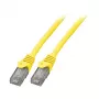 EFB Elektronik K8110GE.7,5 Cat5e U/UTP LSZH komutacinis kabelis, RJ-45, 7,5 m, geltonas