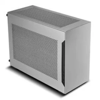 Lian Li x DAN Cases A4-H2O korpusas, Mini-ITX, PCIe 5.0 keliamoji kortelė - sidabrinis