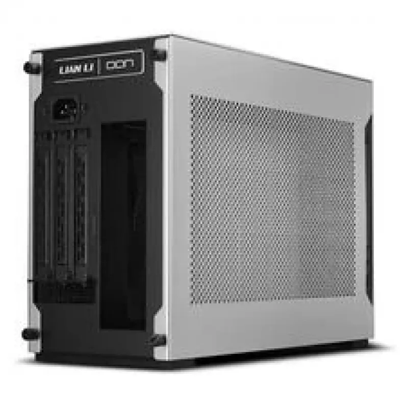 Lian Li x DAN Cases A4-H2O korpusas, Mini-ITX, PCIe 5.0 keliamoji kortelė - sidabrinis
